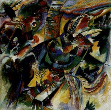  abstract Oil Painting - Ravine Improvisation Expressionism abstract art Wassily Kandinsky